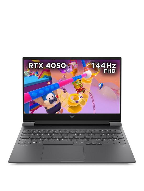 front image of hp-victus-16-s0005na-laptop-161in-fhd-144hz-geforce-rtx-4050-amd-ryzen-5-16gb-ram-1tb-ssd-silver