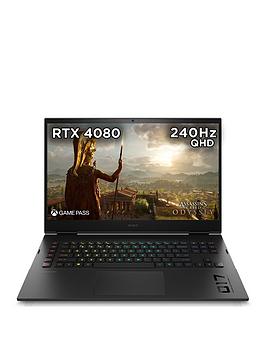 Hp Omen 17-Ck2001Na Laptop - 17.3In Qhd 240Hz, Geforce Rtx 4080, Intel Core I7, 32Gb Ram, 1Tb Ssd - Black