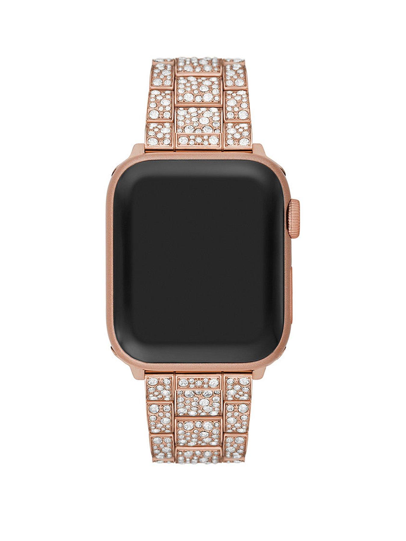 Rose Gold Tone Stainless Steel Band for Apple Watch 38 40 41mm