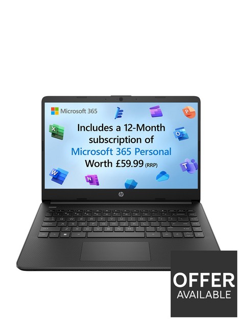 hp-14s-dq0034na-laptop-14in-hd-intel-celeron-4gb-ram-128gb-ssd-microsoft-365-personal-12-months-included-with-optional-norton-360-1-year-black