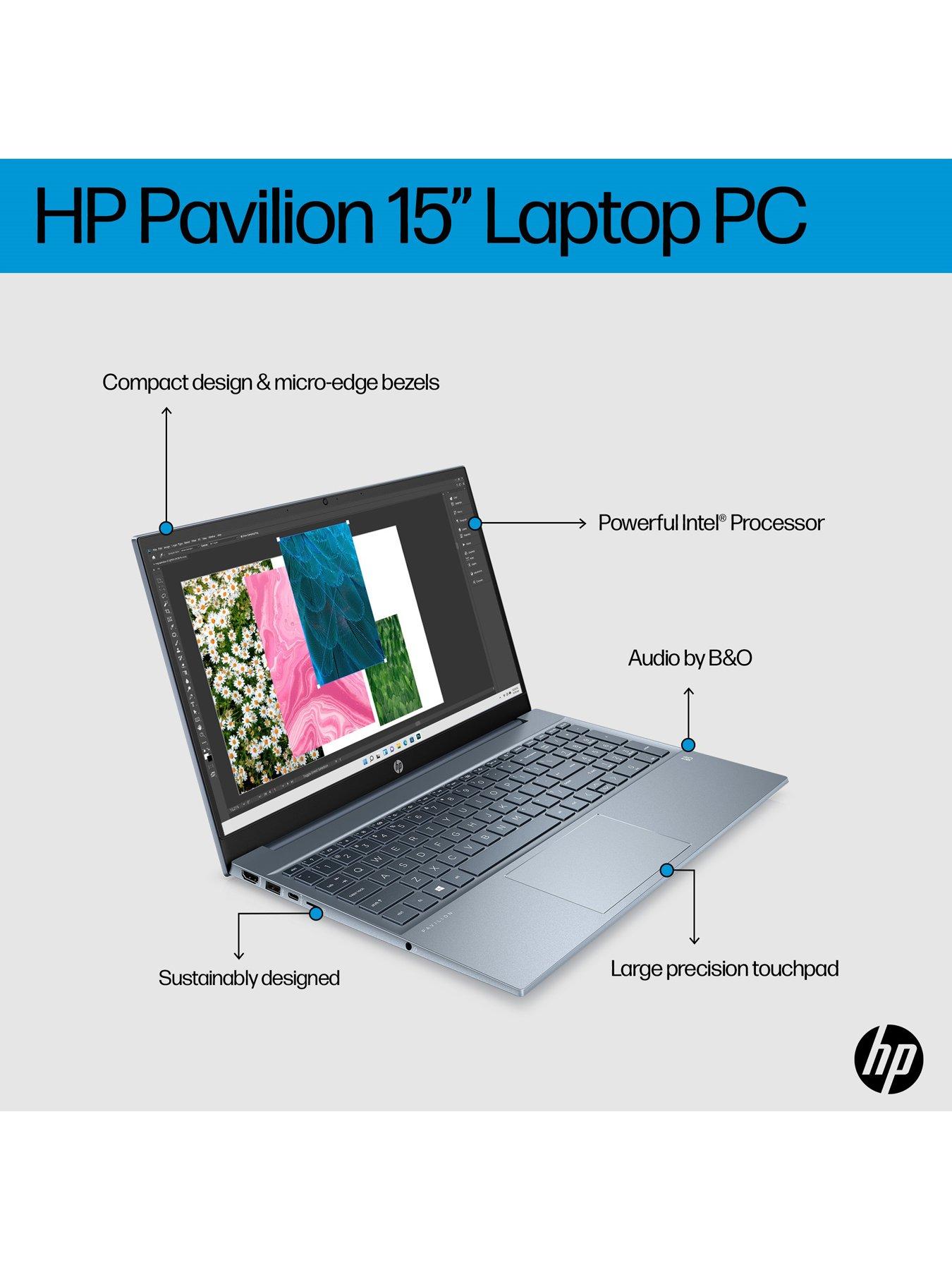 Image 4 of 8 of HP Pavilion 15-eg3020na Laptop - 15.6in FHD Touchscreen,&nbsp;Intel Core i5, 8GB RAM, 512GB SSD - Blue