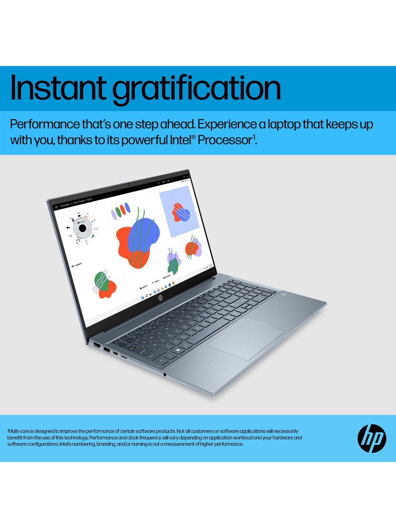 Image 5 of 8 of HP Pavilion 15-eg3020na Laptop - 15.6in FHD Touchscreen,&nbsp;Intel Core i5, 8GB RAM, 512GB SSD - Blue