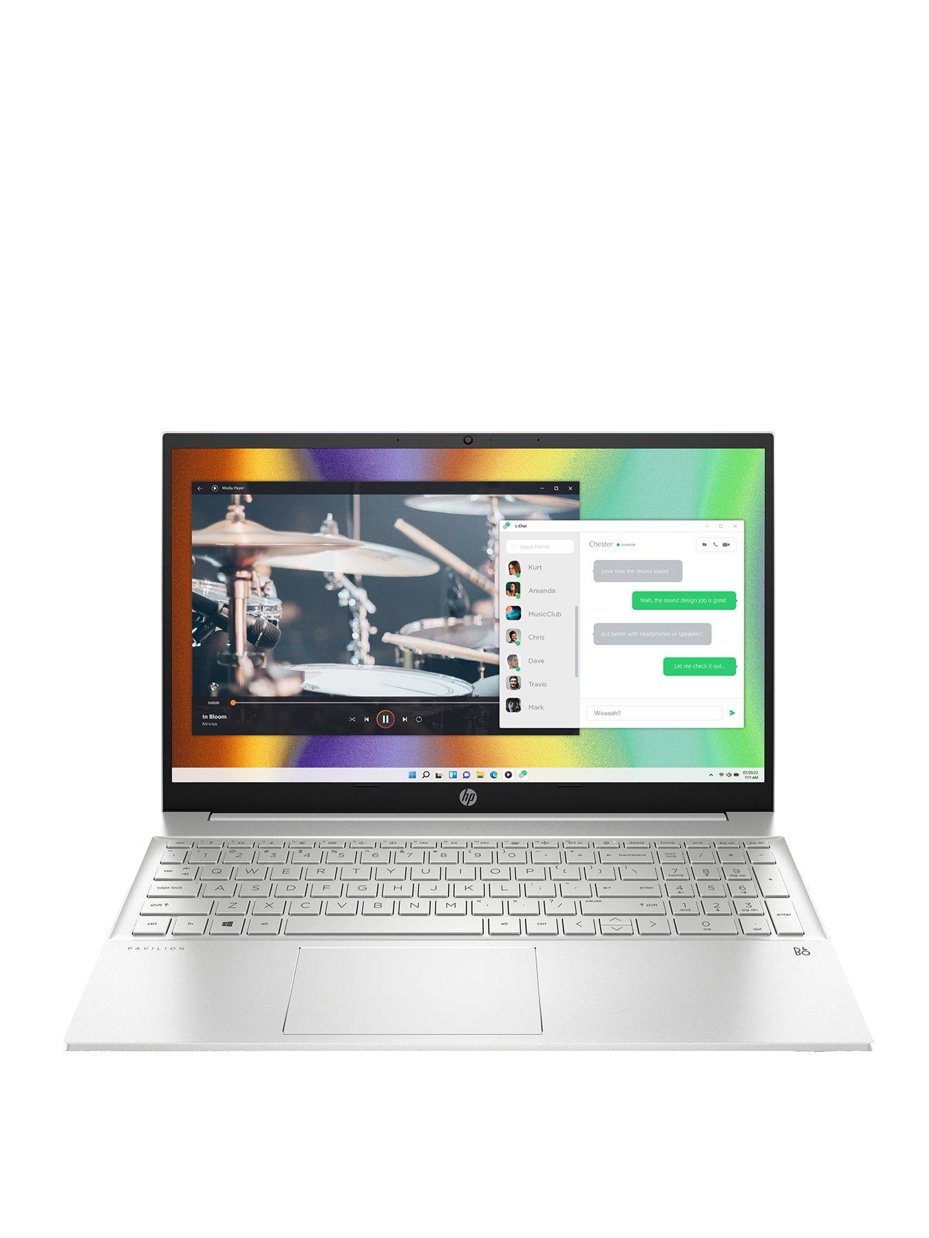 Image 3 of 8 of HP Pavilion 15-eh1029na Laptop - 15.6in FHD,&nbsp;AMD Ryzen 5, 8GB RAM, 512GB SSD&nbsp;- Silver