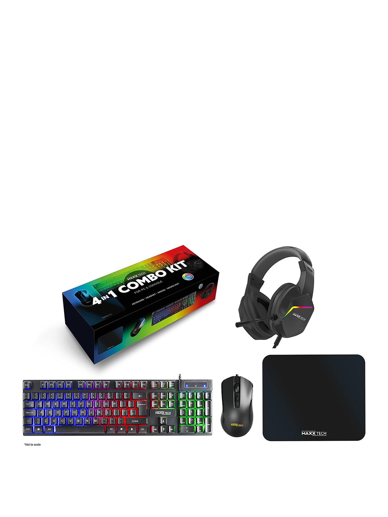 Image 1 of 7 of Maxx Tech 4-in-1 Gaming Combo Kit