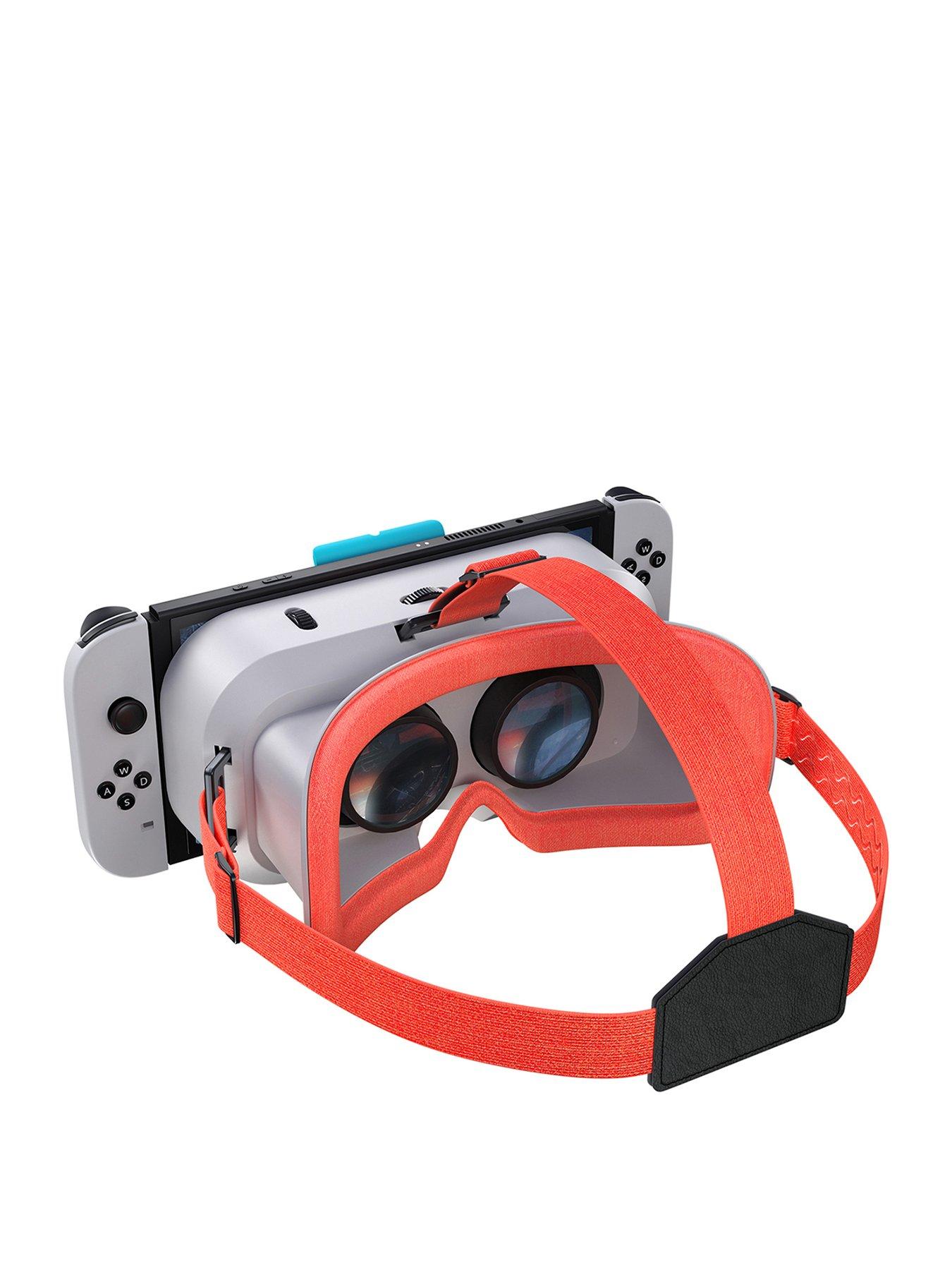  Switch VR Headset Compatible with Nintendo Switch & OLED,  Upgraded with Adjustable HD Lenses, Virtual Reality Glasses for Original Nintendo  Switch & Switch OLED Model, Switch VR Kit, Switch 3D Goggles 