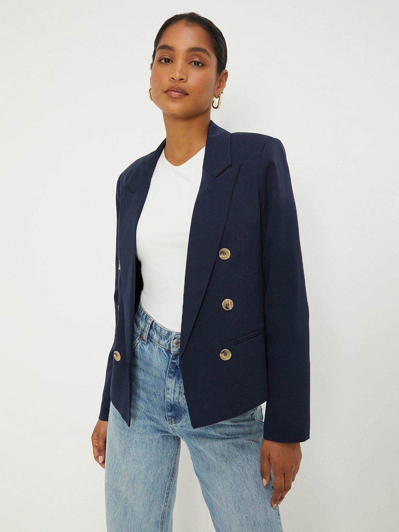 Dorothy perkins navy discount blazer