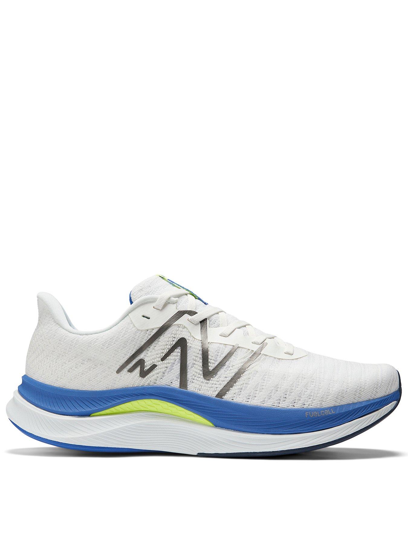 New balance running fuel cell trainers in sales white