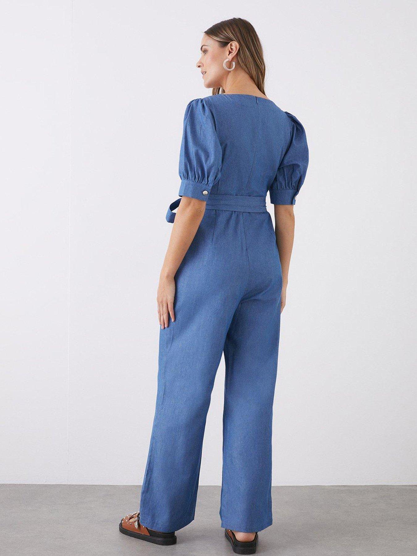 Dorothy perkins best sale denim boiler suit