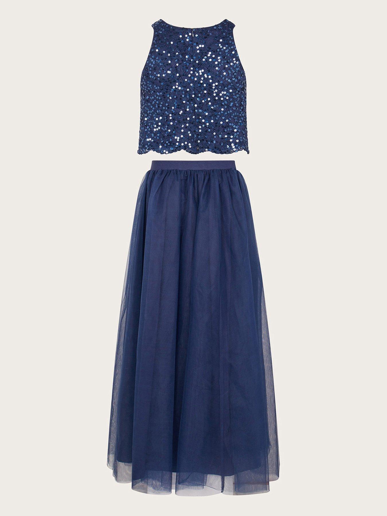 Blue tulle skirt outlet uk