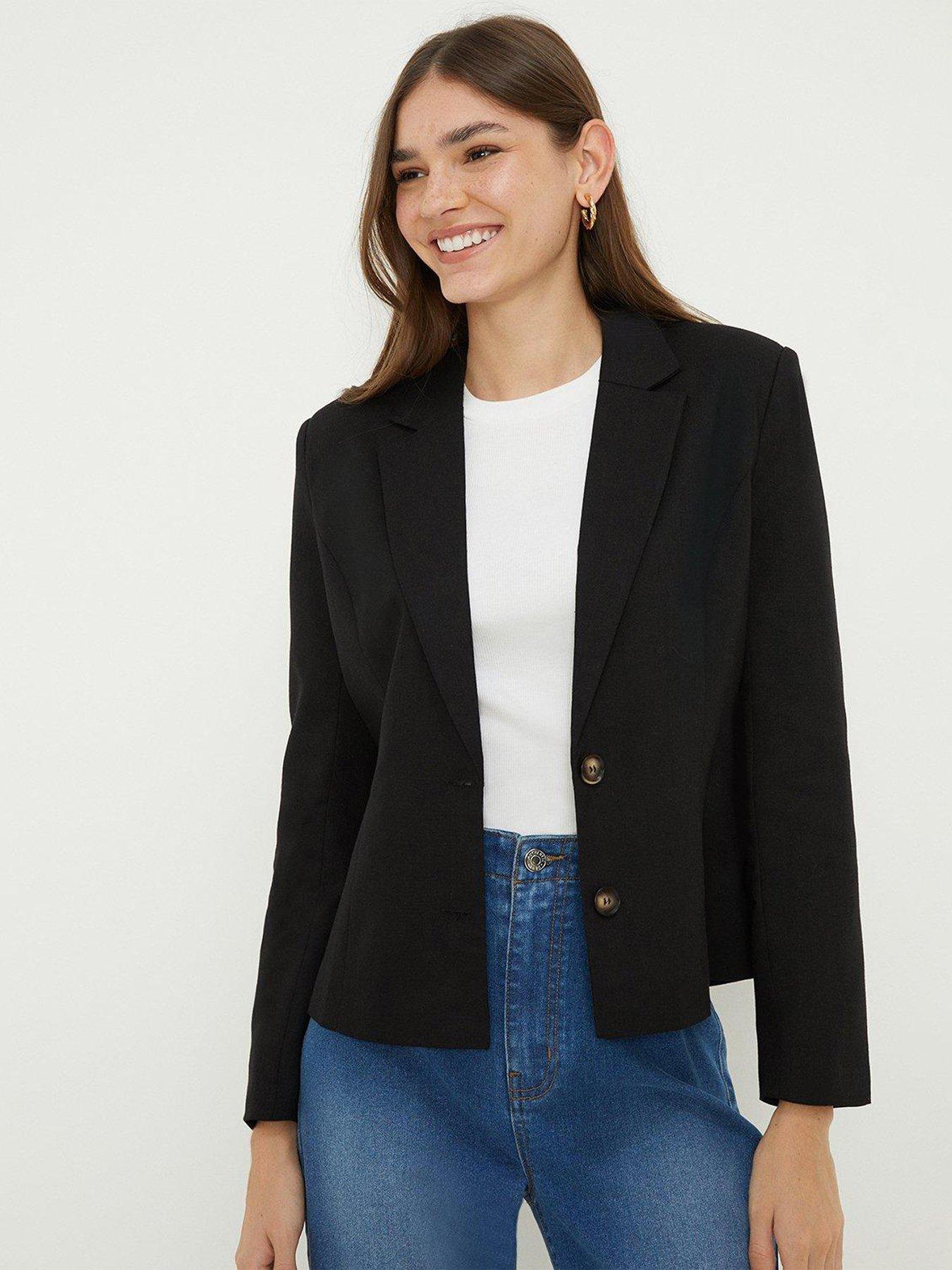 dorothy-perkins-textured-cropped-blazer-blazer