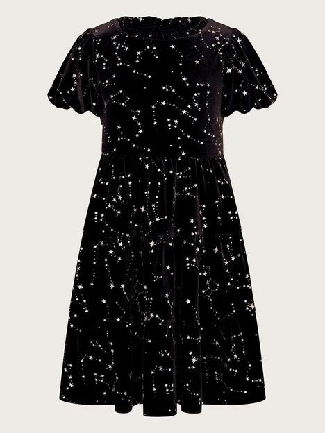 monsoon-girls-cosmic-print-velvet-dress-black