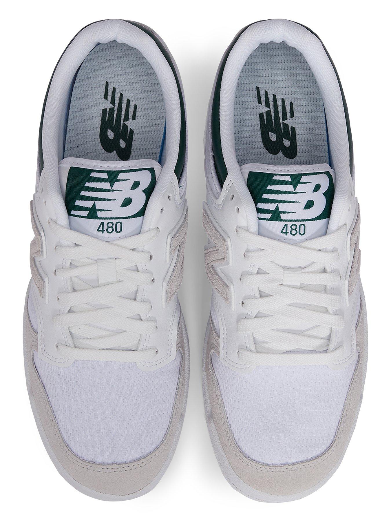 New Balance 480 Low - White | Very.co.uk