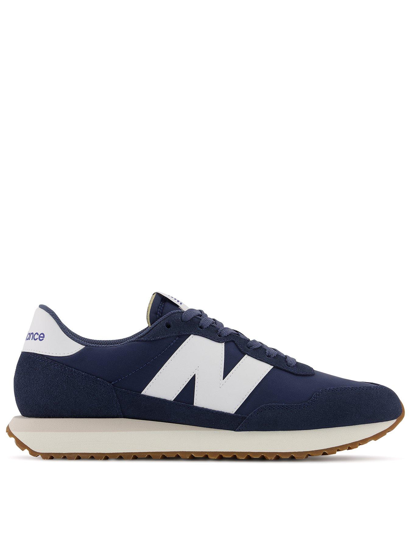 Mens blue shop new balance trainers