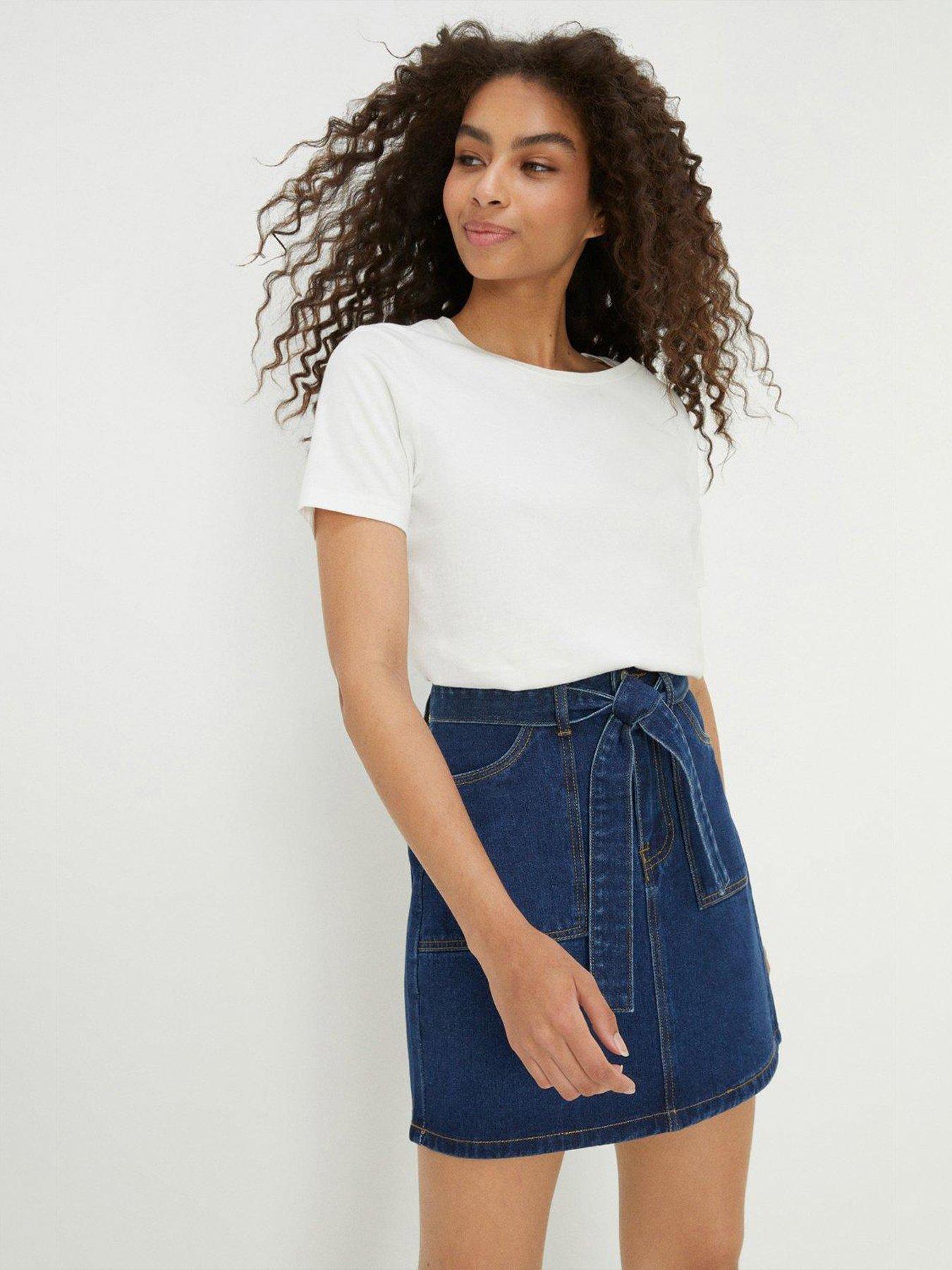 Denim skirt shop dorothy perkins