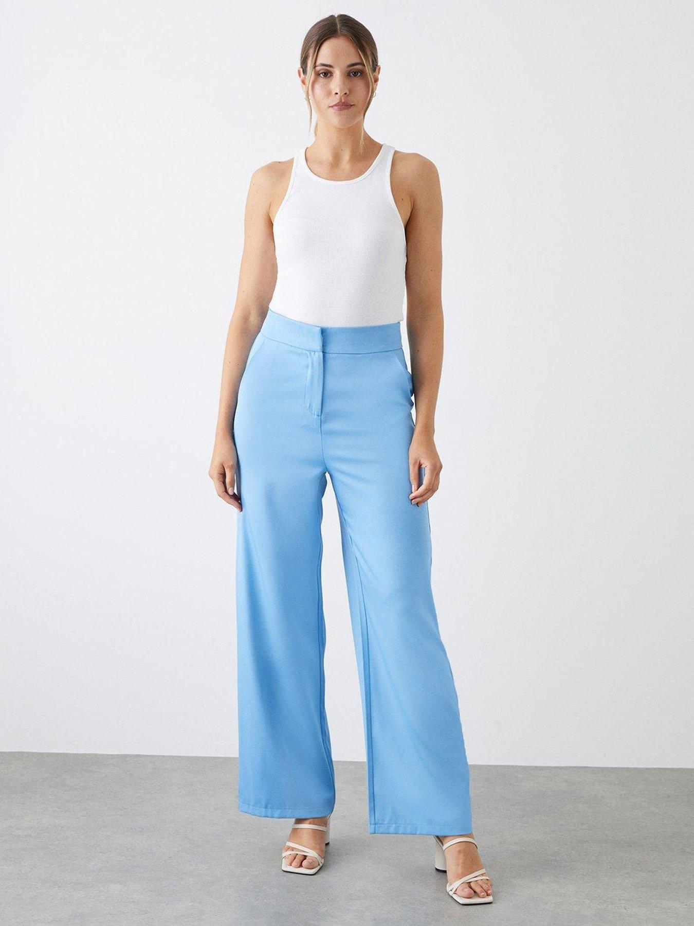 Culotes Women's Wide-Legged Pants Long [Code 222] Wide-Legged Trousers easy  to match