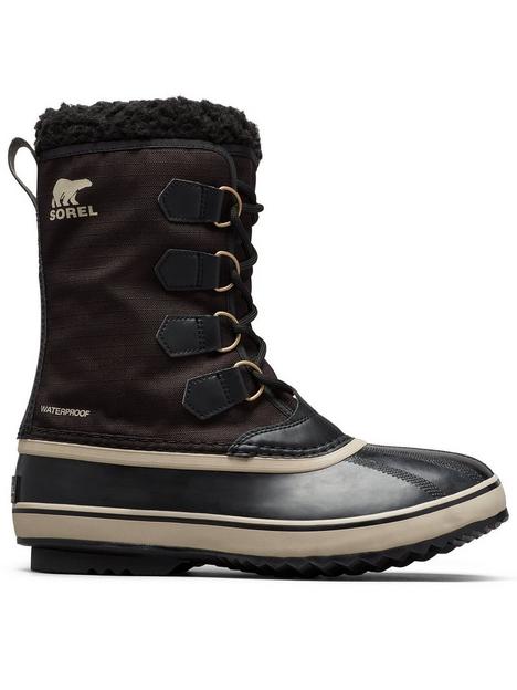 sorel-mens-1964-pac-nylon-waterproof-boots-black