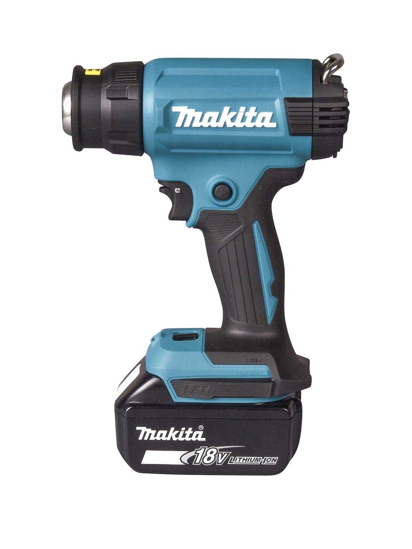 Product photograph of Makita 18v Lxt Heat Gun Body Only Inc Accessories Amp Makpac Case from very.co.uk