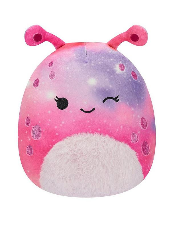 Image 1 of 5 of Squishmallows Original Squishmallow 7.5-inch Loraly the Winking Pink and Purple Alien&nbsp;