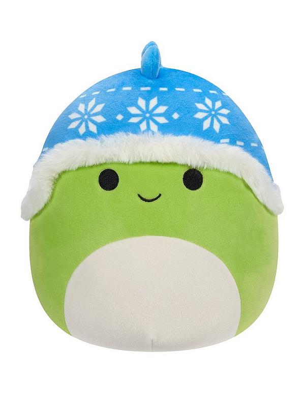 Image 1 of 7 of Squishmallows Festive Squishmallow -&nbsp;Danny the Dino with Blue Hat