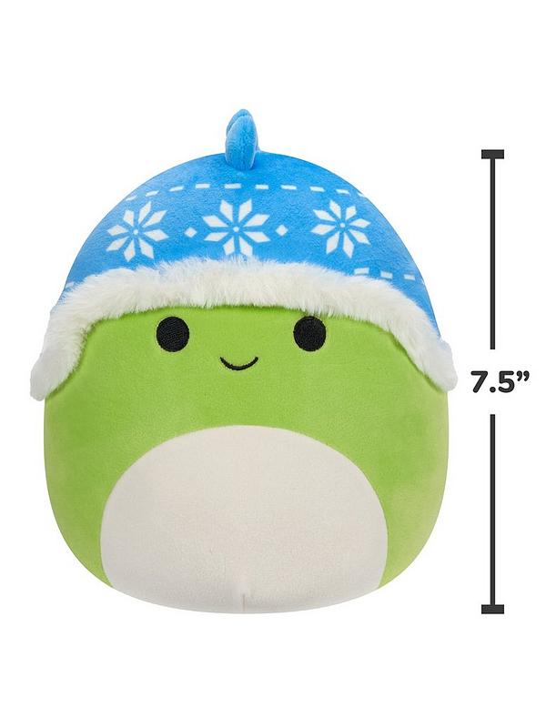 Image 5 of 7 of Squishmallows Festive Squishmallow -&nbsp;Danny the Dino with Blue Hat