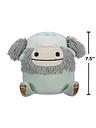 Image thumbnail 5 of 7 of Squishmallows Festive Squishmallow Evita the Grey Bigfoot with Trapper Hat