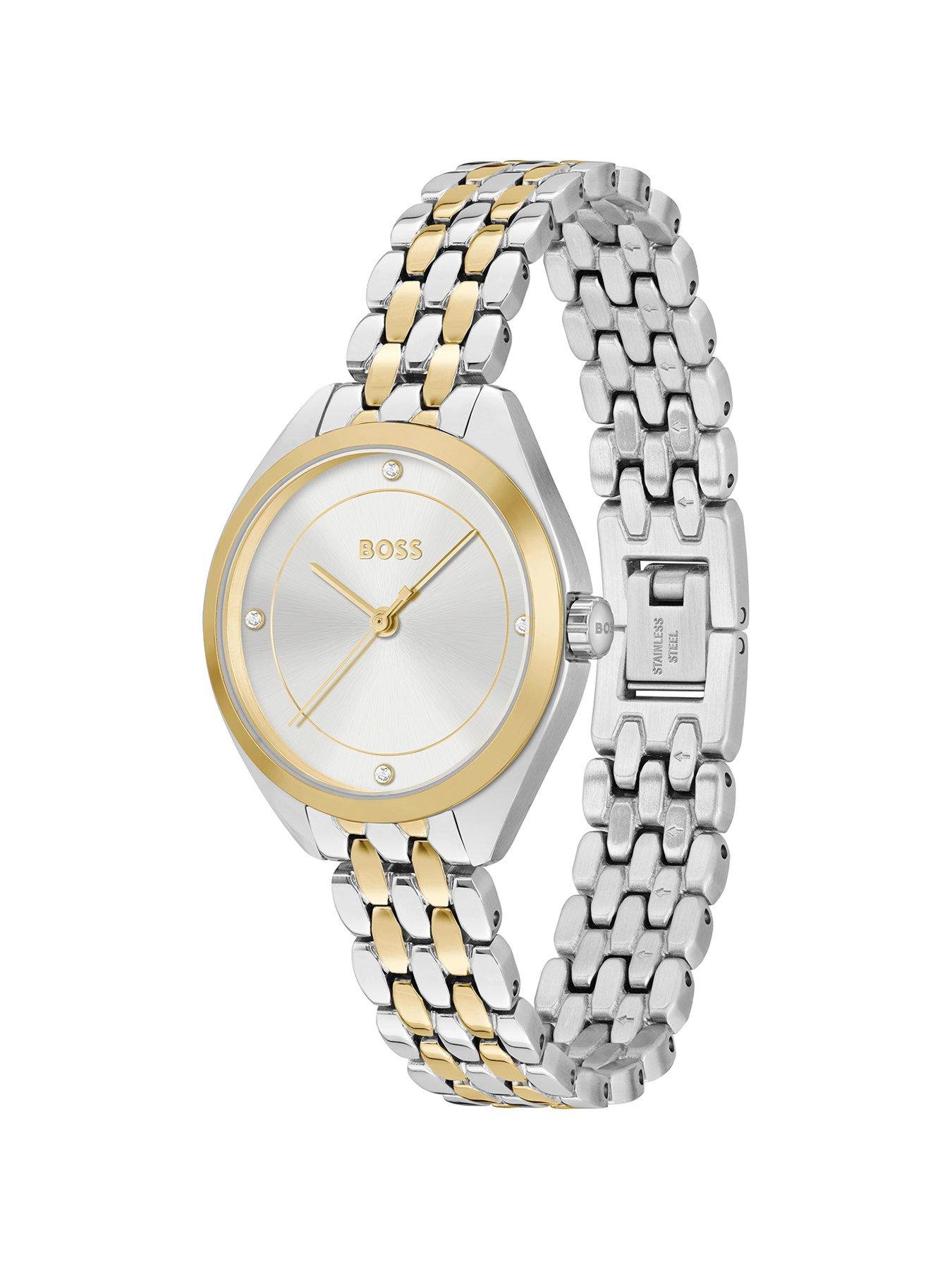 Image 3 of 6 of BOSS Ladies MAE Two Tone Link Bracelet Watch