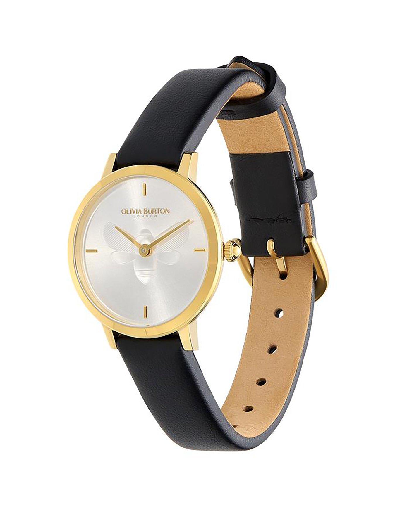 Bee Olivia Burton Black And Gold Watch Buy Olivia Burton Sparkle