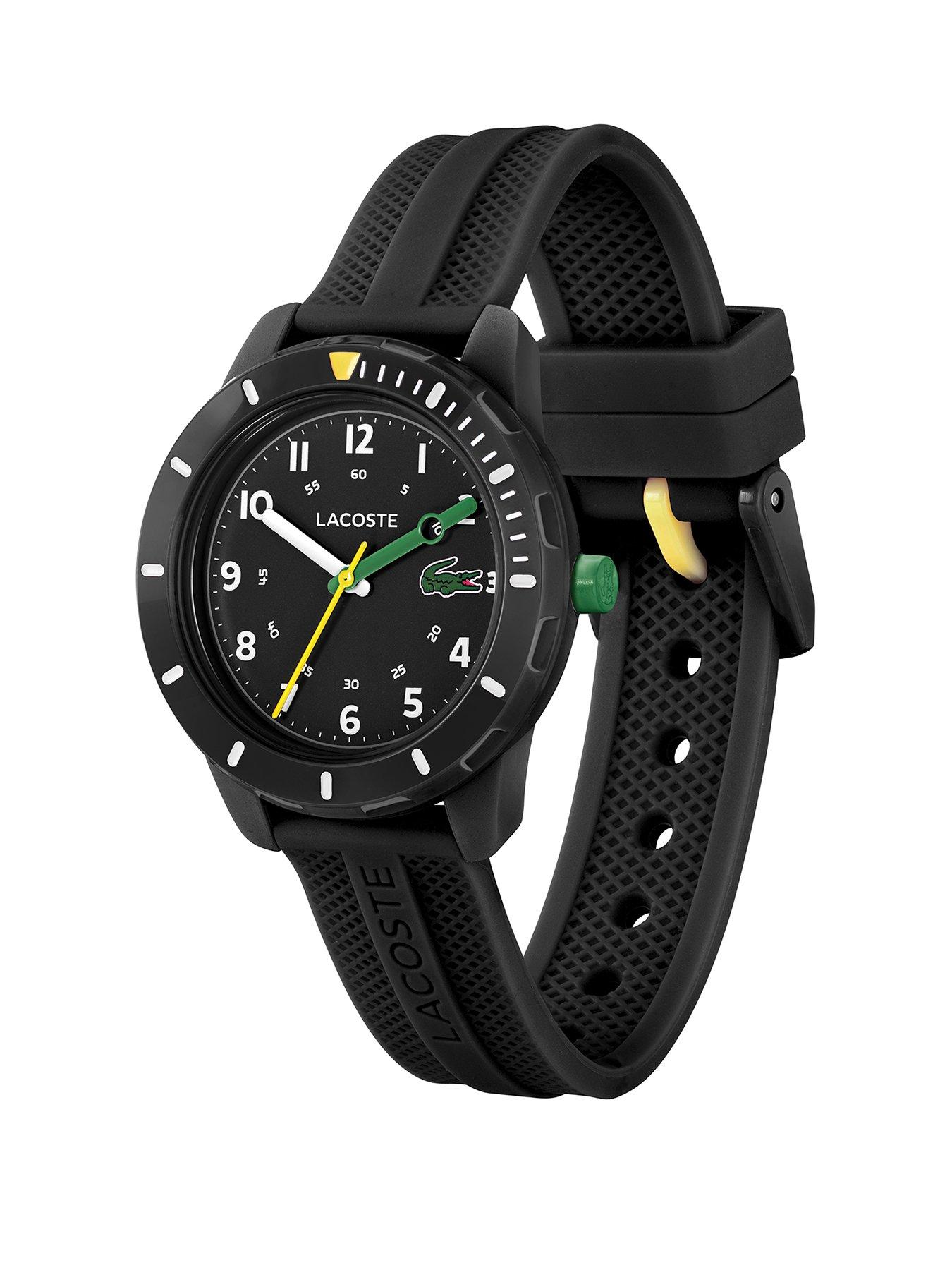 Lacoste Kids 12.12 Black Silicone Watch very