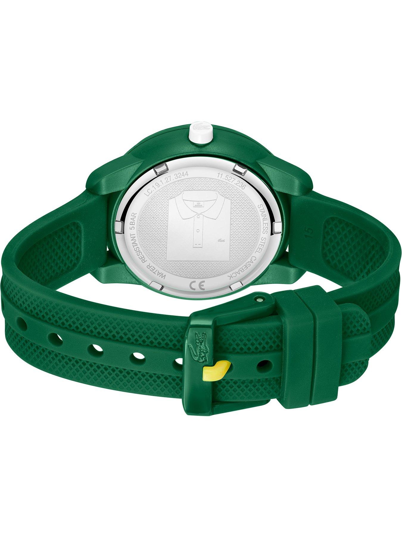 Lacoste green silicone clearance watch