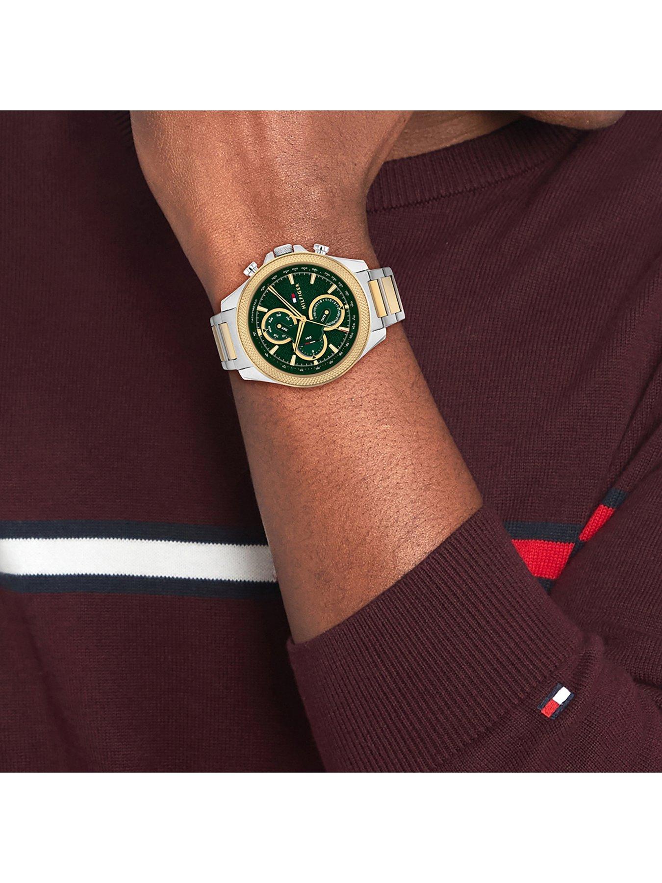 Image 4 of 5 of Tommy Hilfiger Two Tone Stainless Steel And Gold Plated Mens Watch