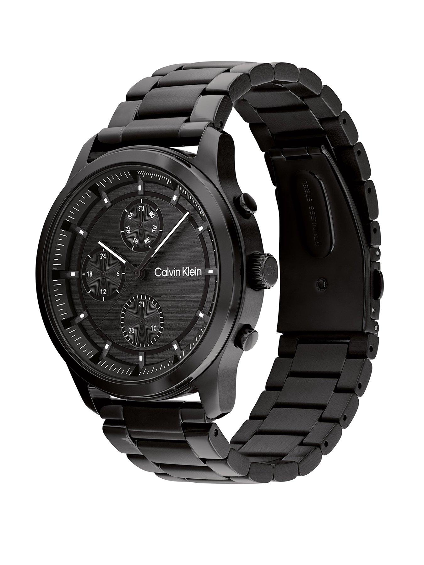 Image 2 of 5 of Calvin Klein Gents Calvin Klein Black IP Bracelet Watch