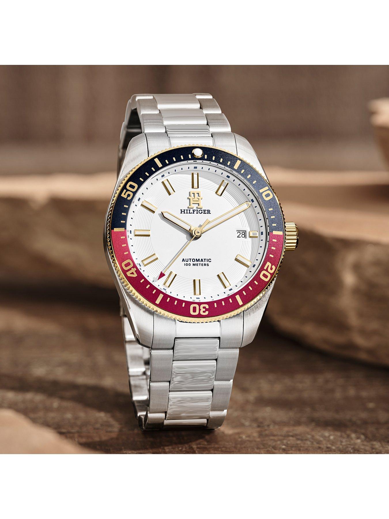 Image 4 of 6 of Tommy Hilfiger automatic stainless steel men's watch