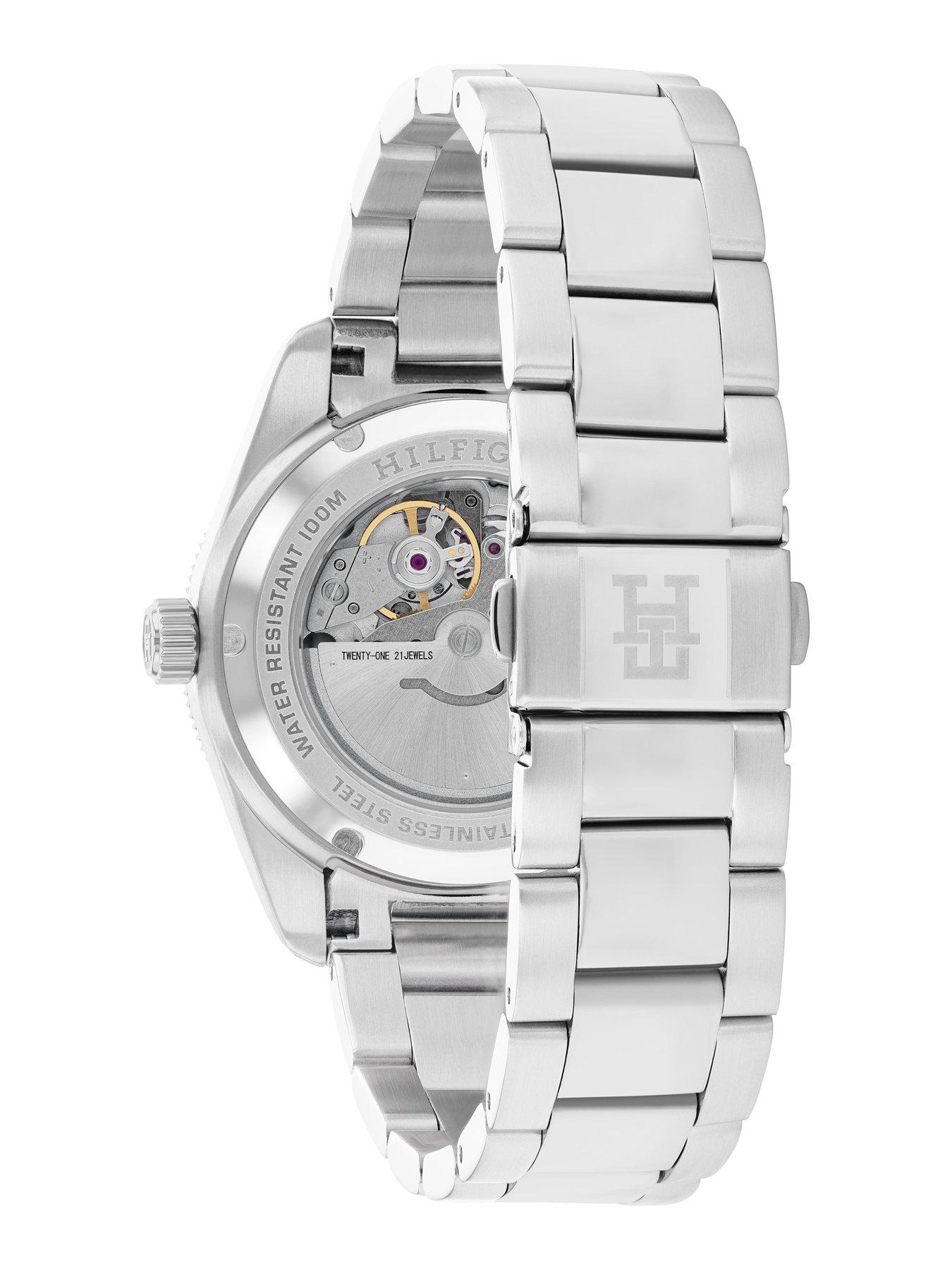 Tommy hilfiger stainless hot sale steel caseback water resistant