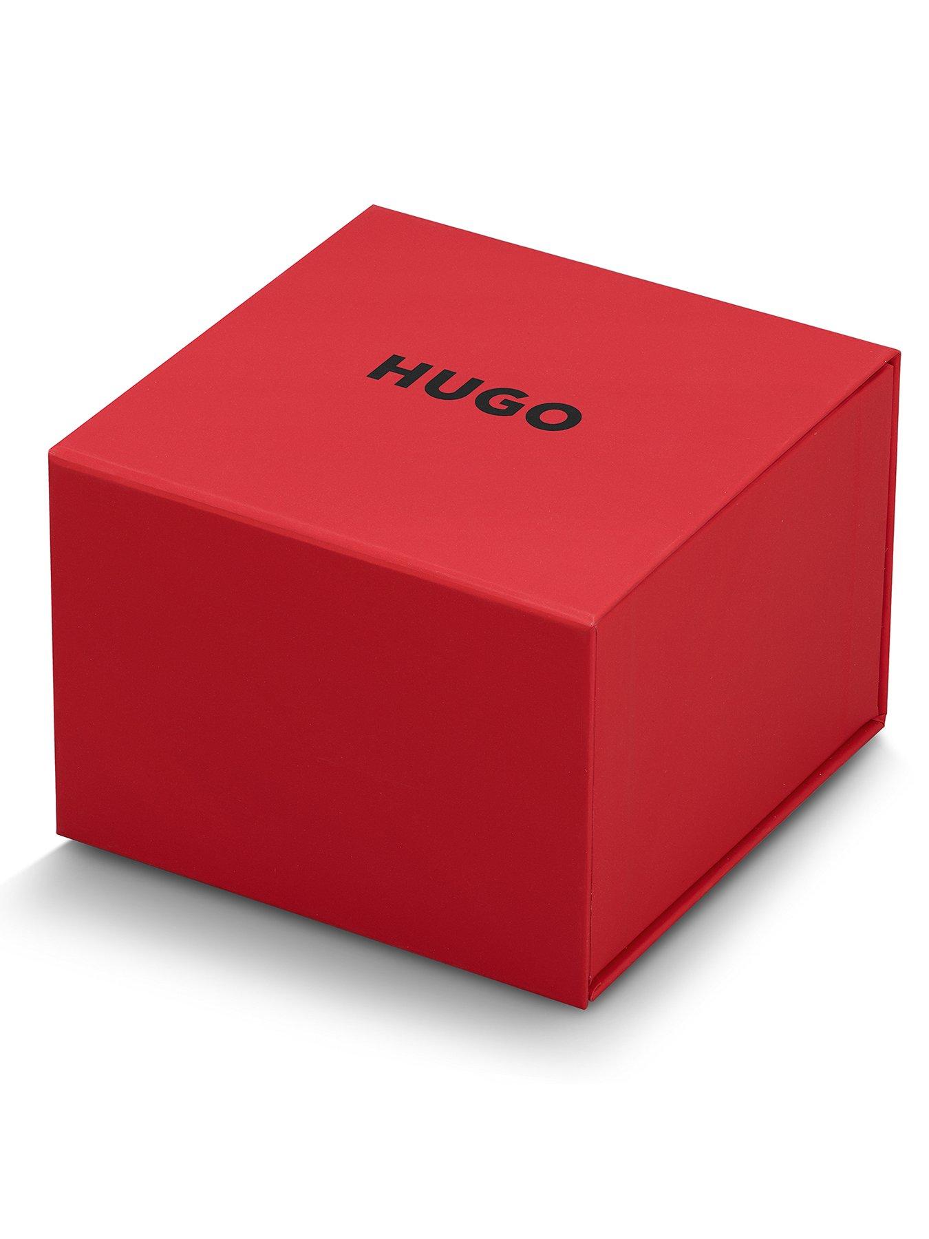 Image 4 of 6 of HUGO Gents #WILD Light Yellow Gold IP Multifunction Watch