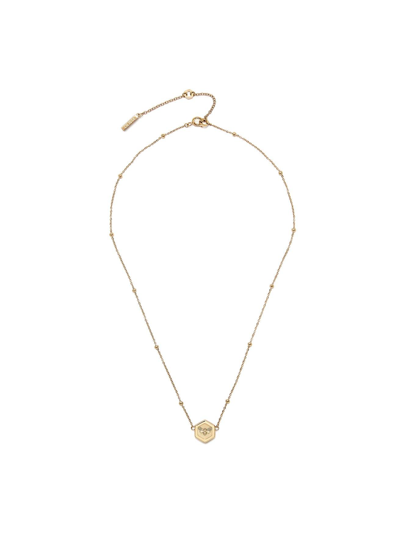 Olivia burton 2025 bee necklace