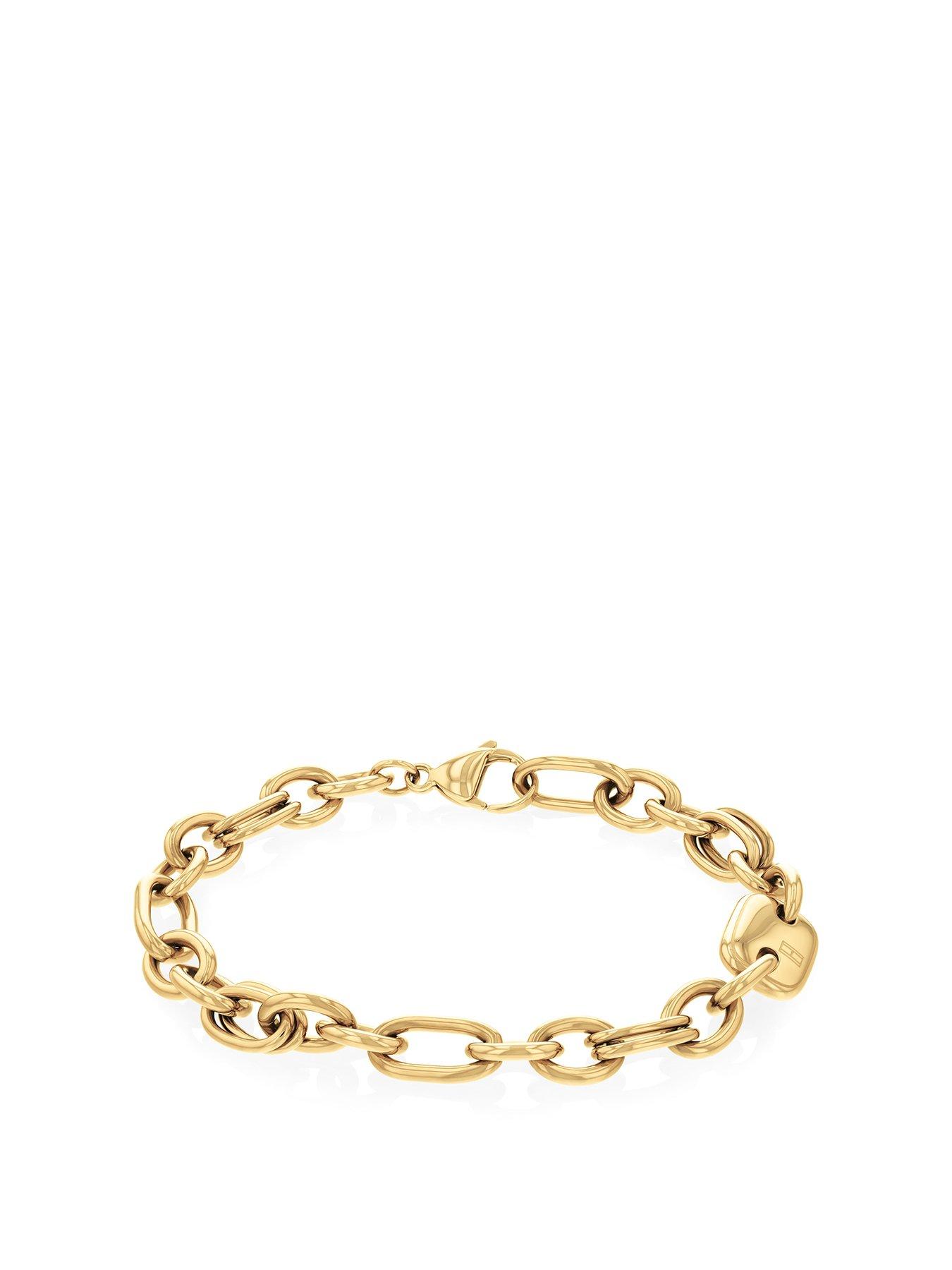 Tommy hilfiger chain link deals bracelet in gold