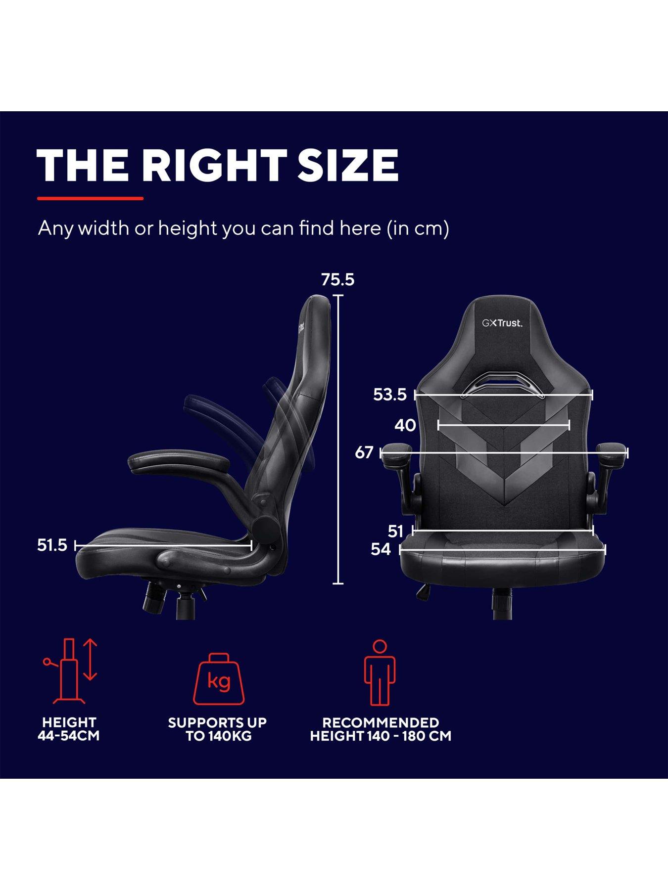 Image 5 of 6 of Trust GXT 703 Riye Adjustable Gaming Chair - Black