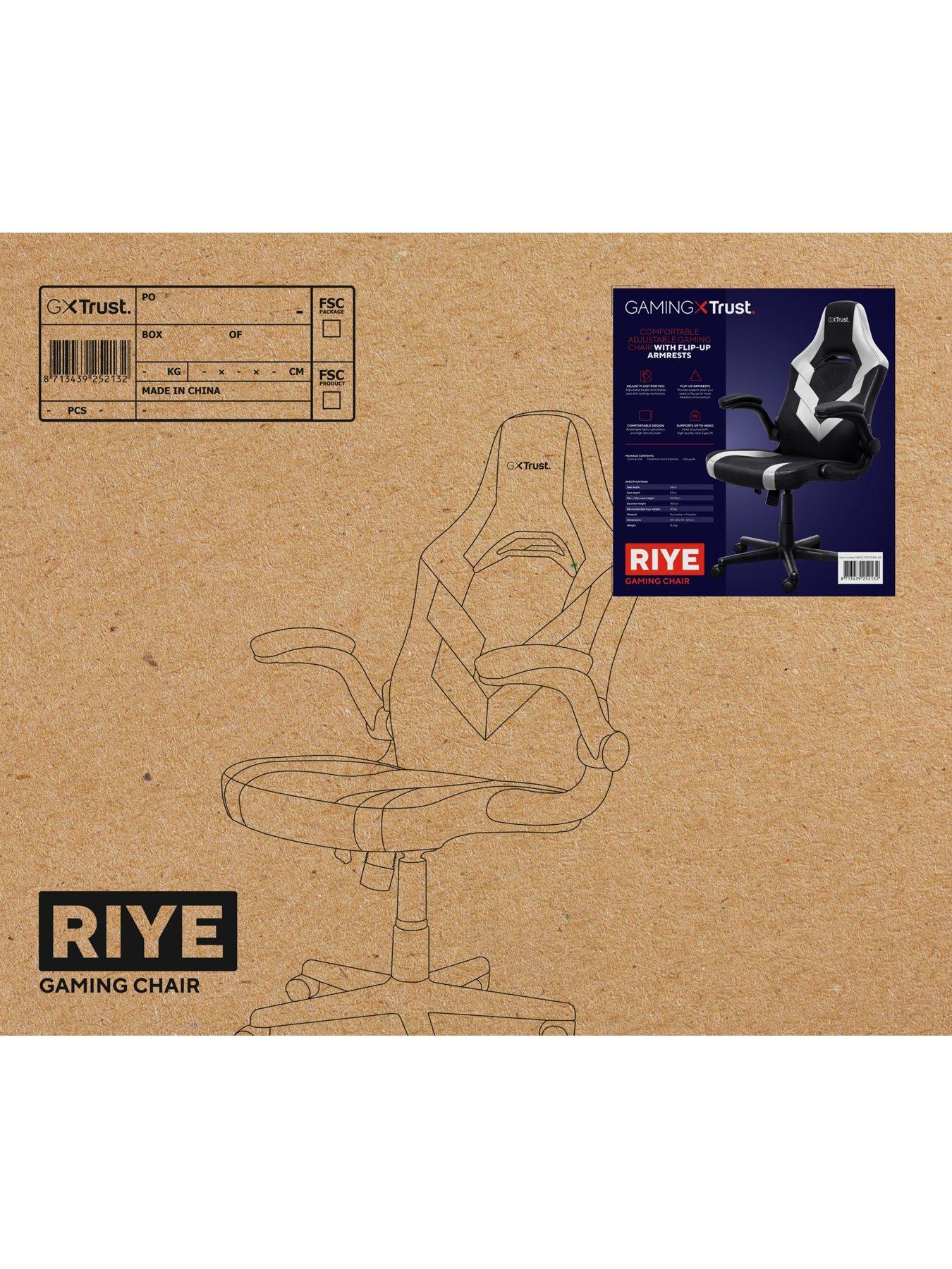 Image 6 of 8 of Trust GXT 703 Riye Adjustable PC Gaming Chair - White