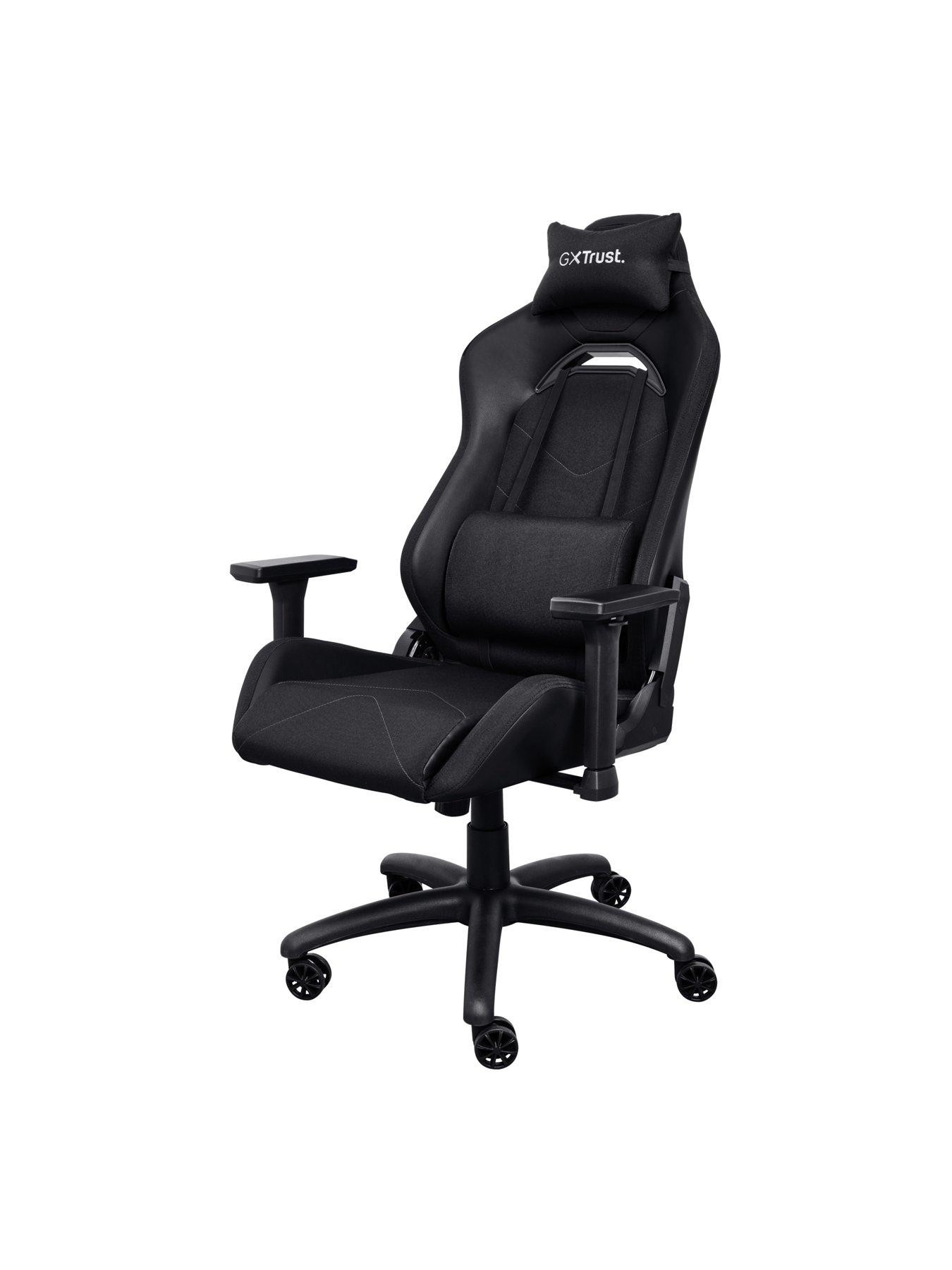 Trust GXT 714 Ruya Adjustable PC Gaming Chair - Black | very.co.uk