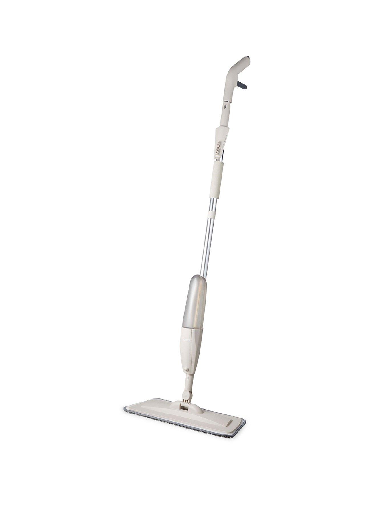 undefined Spray Mop with Anti-Leak Bottle and 2x Microfibre Pad, Latte, T769000MSH
