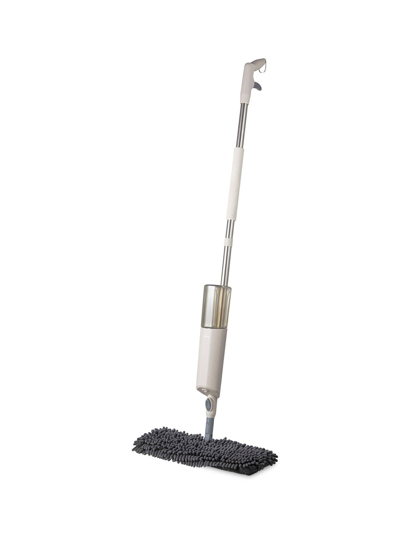 Product photograph of Tower Cavaletto Flexi Spray Mop Double-sided Head Flexi-neck Latte Amp Grey T869008msh from very.co.uk