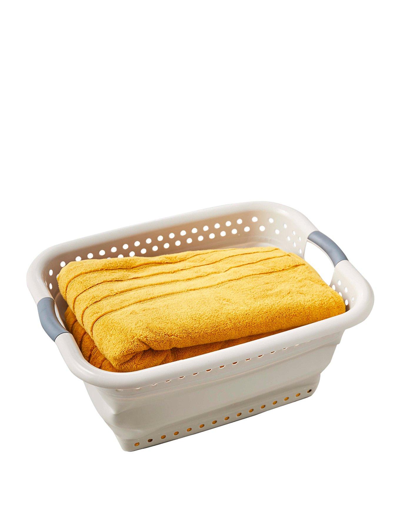 Product photograph of Tower Cavaletto 31-litre Collapsible Laundry Basket from very.co.uk