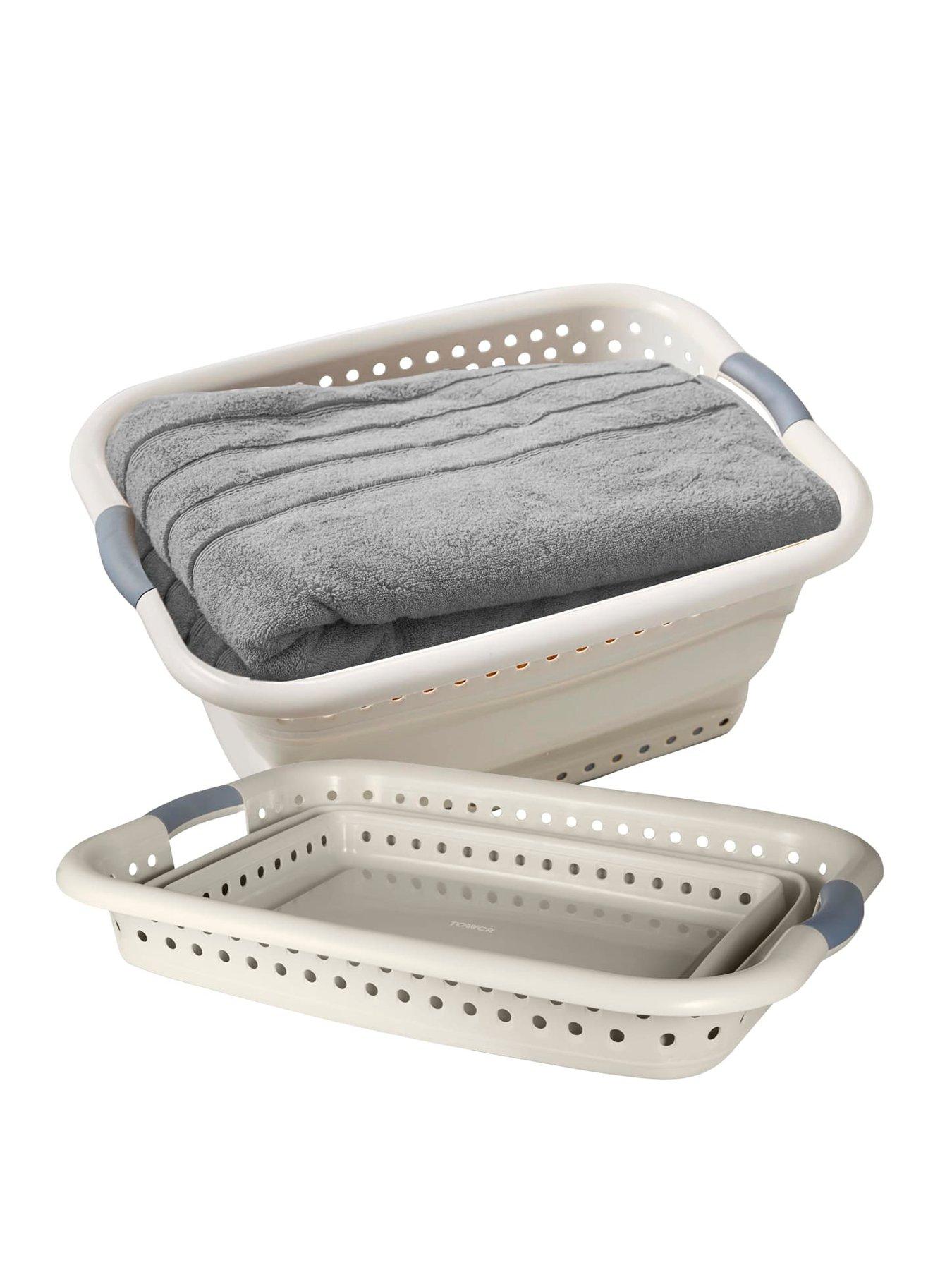 Tower Cavaletto 31Litre Collapsible Laundry Basket Very.co.uk