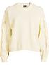  image of ps-paul-smith-swirl-stripe-arm-detail-jumper-off-white
