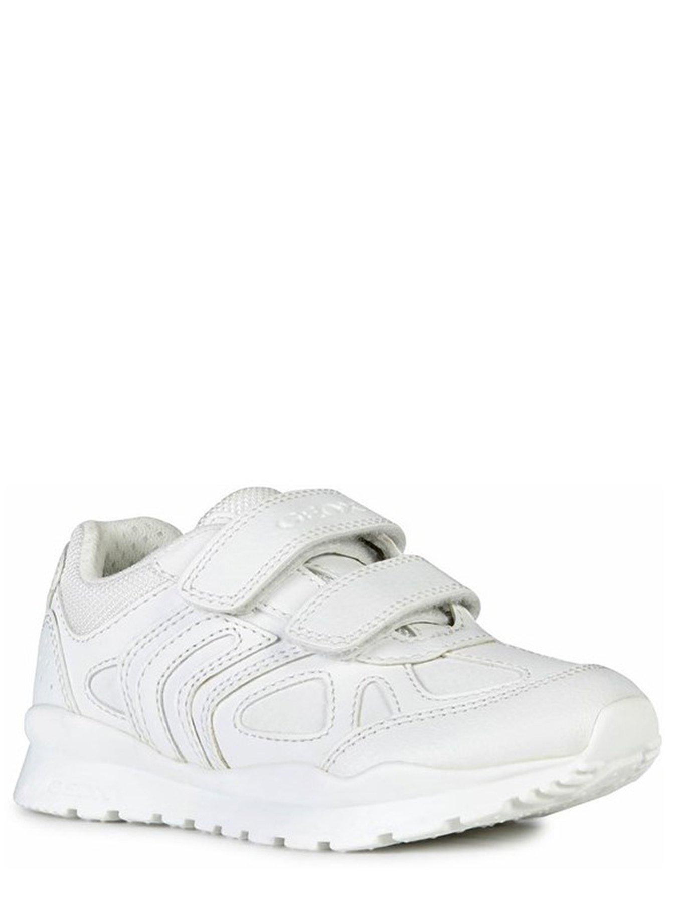 Image 2 of 5 of Geox Pavel Double Strap Trainer - White