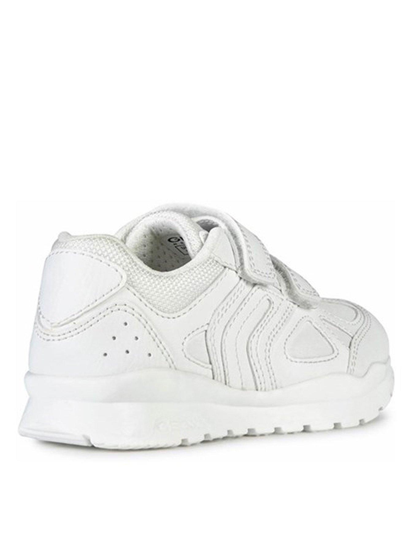 Image 3 of 5 of Geox Pavel Double Strap Trainer - White