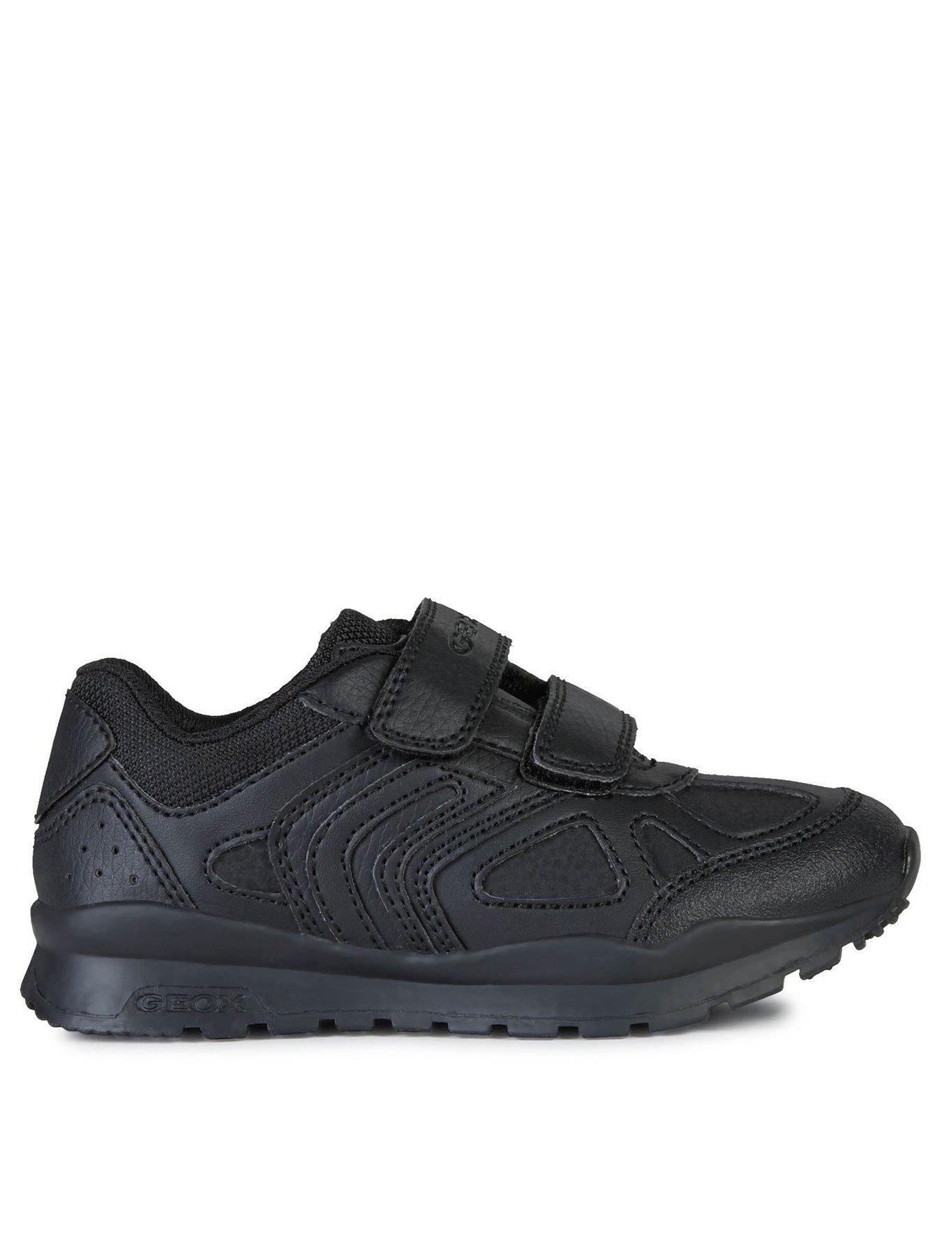 Geox Pavel Double Strap Trainer - Black