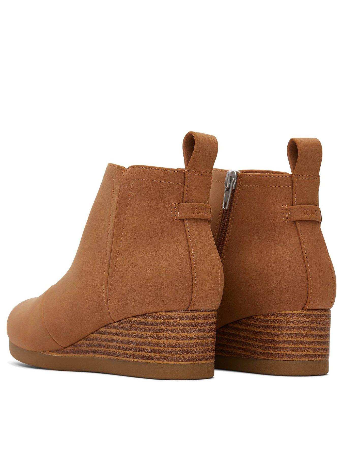 Tan wedge store ankle boots uk