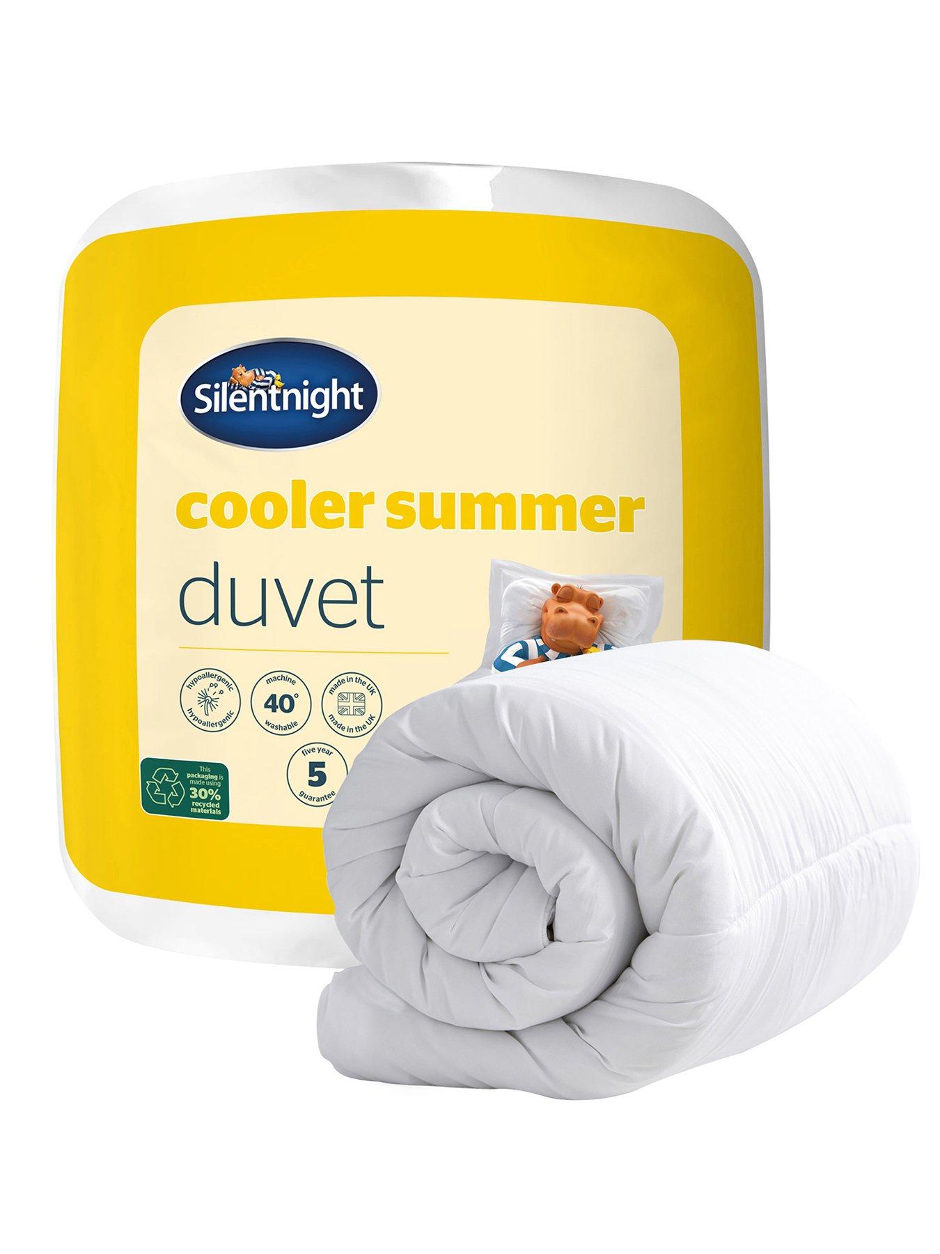 undefined Cooler Summer 4.5 Tog Duvet -  White