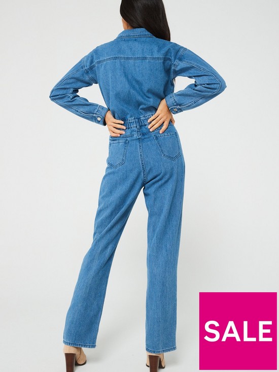 stillFront image of in-the-style-denim-jumpsuit